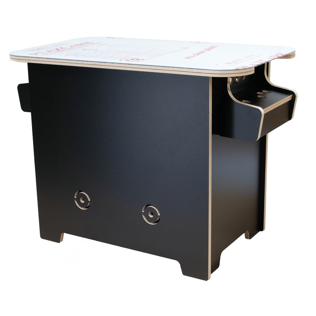 22 Inch 2 Player Arcade Cocktail Cabinet Kit Black - Flat Pack