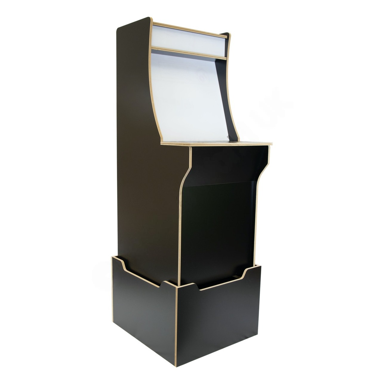 Riser For 3/4 Scale Upright Arcade Cabinet Kit Black – Flat Pack