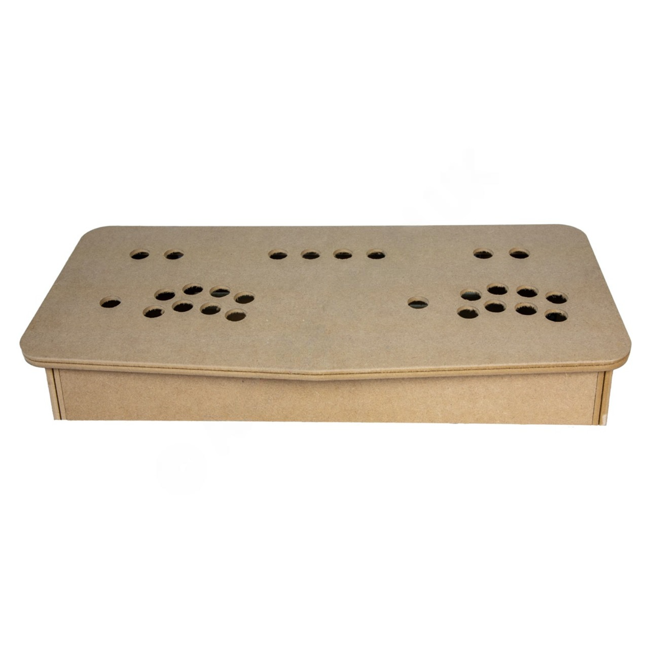 2 Player Control Panel With Hinged Lid Plain – Flat Pack