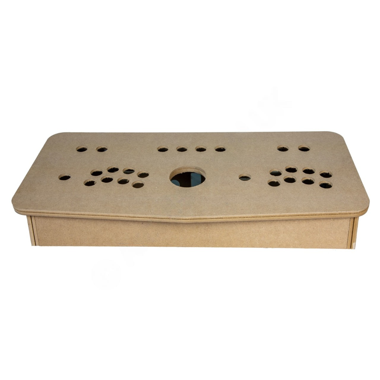2 Player Control Panel With Hinged Lid Plain – Flat Pack