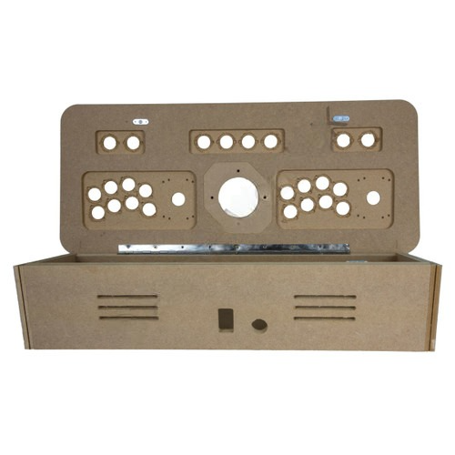 2 Player Control Panel With Hinged Lid Plain – Flat Pack