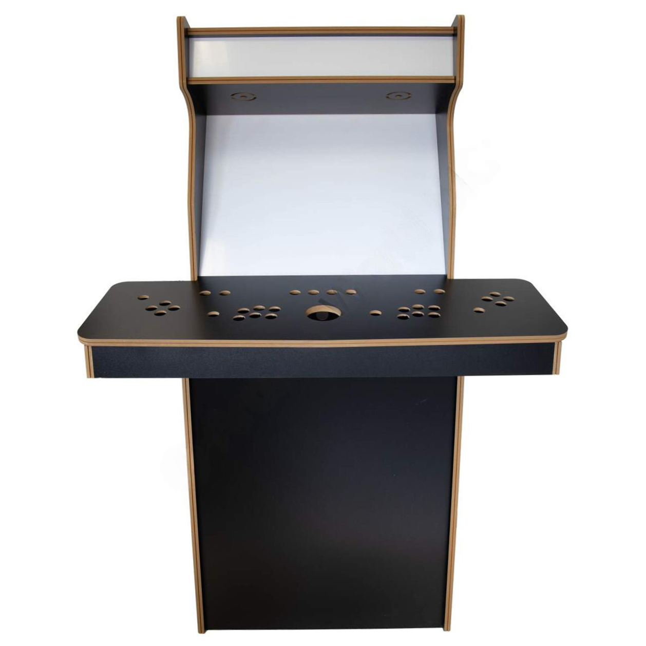 4 Player 32" Black Upright Arcade Cabinet Kit – Flat Pack