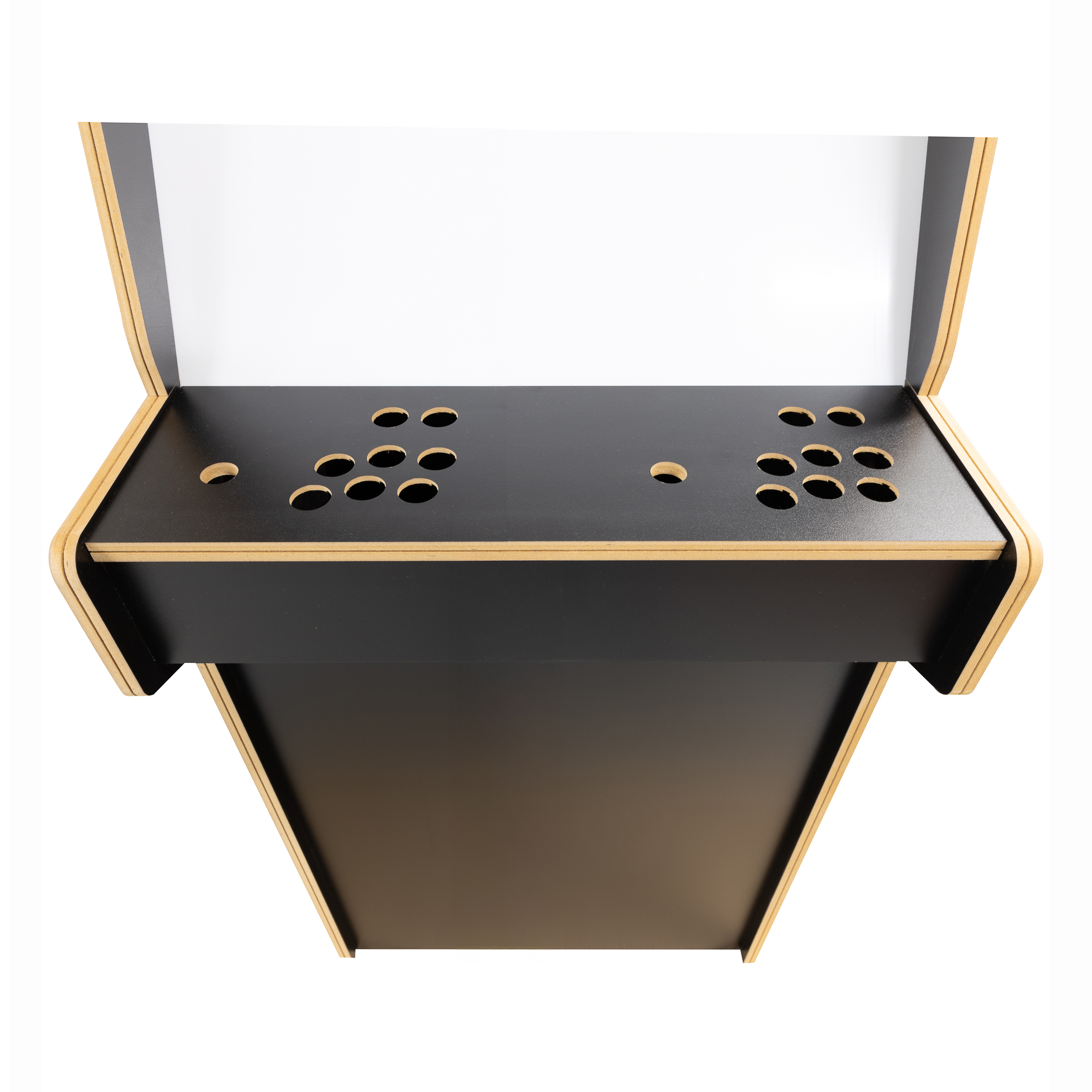 24" Black Upright Arcade Cabinet Kit – Flat Pack