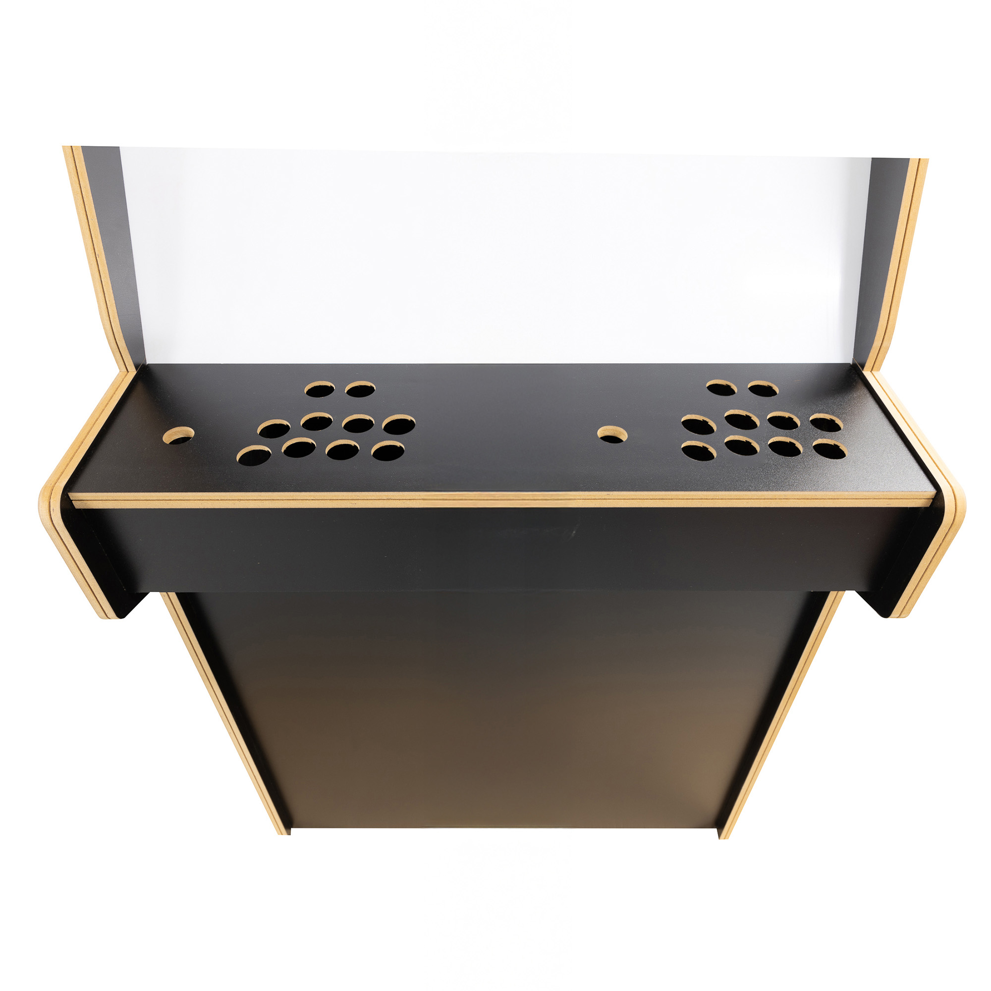 32" Black Upright Arcade Cabinet Kit – Flat Pack