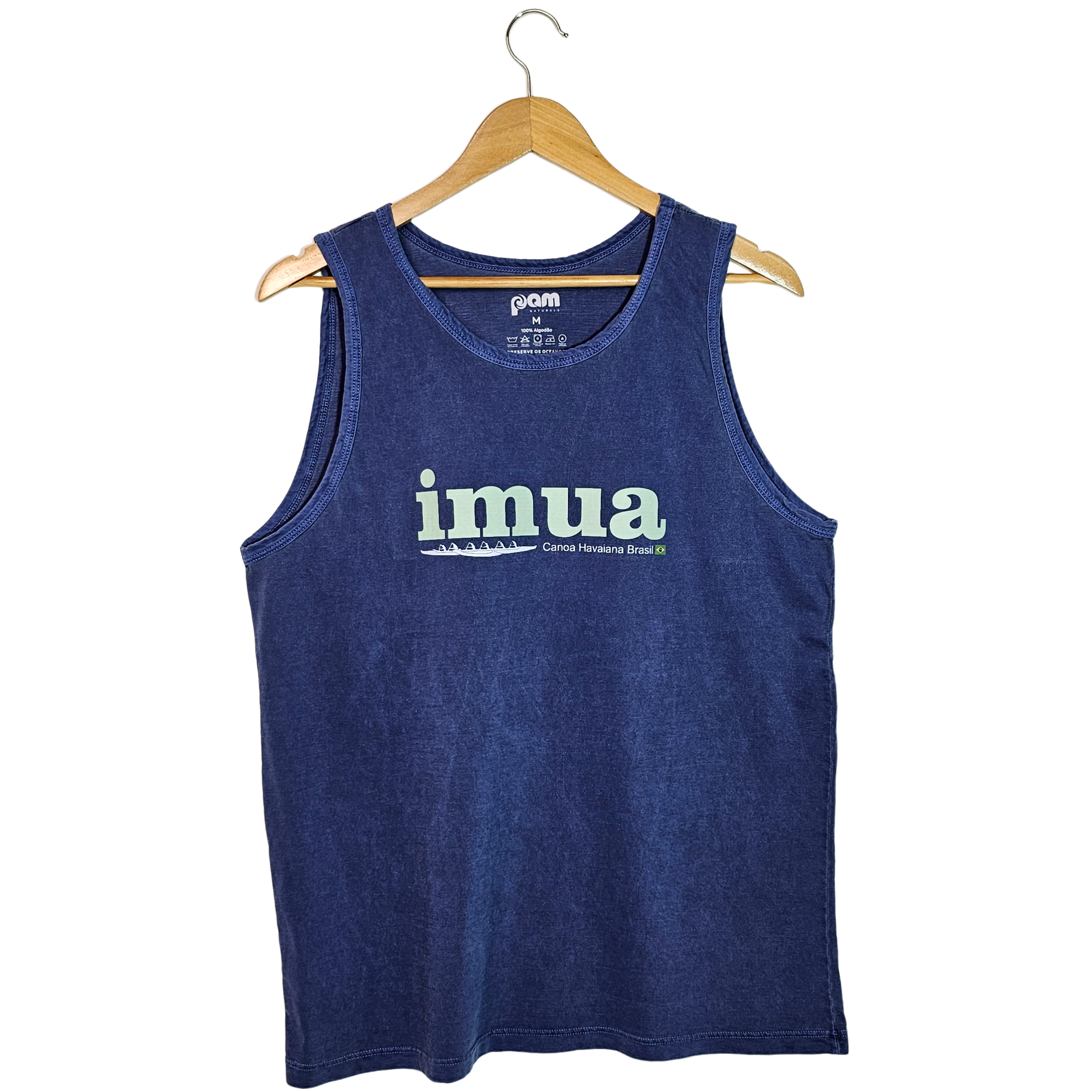 Regata machão com acabamento "Imua"