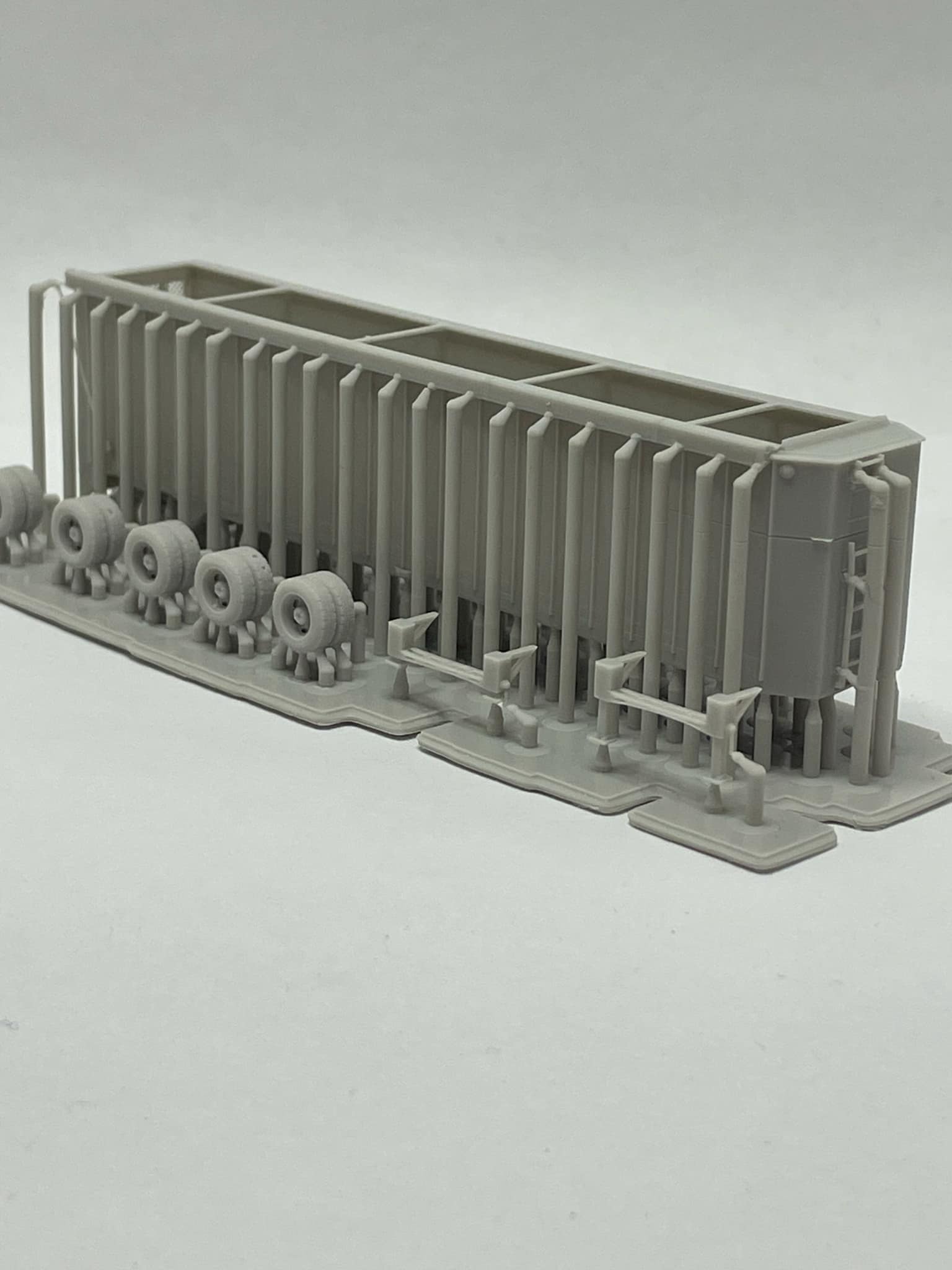 N Scale 48' Sawdust Walking floor Trailer Kit
