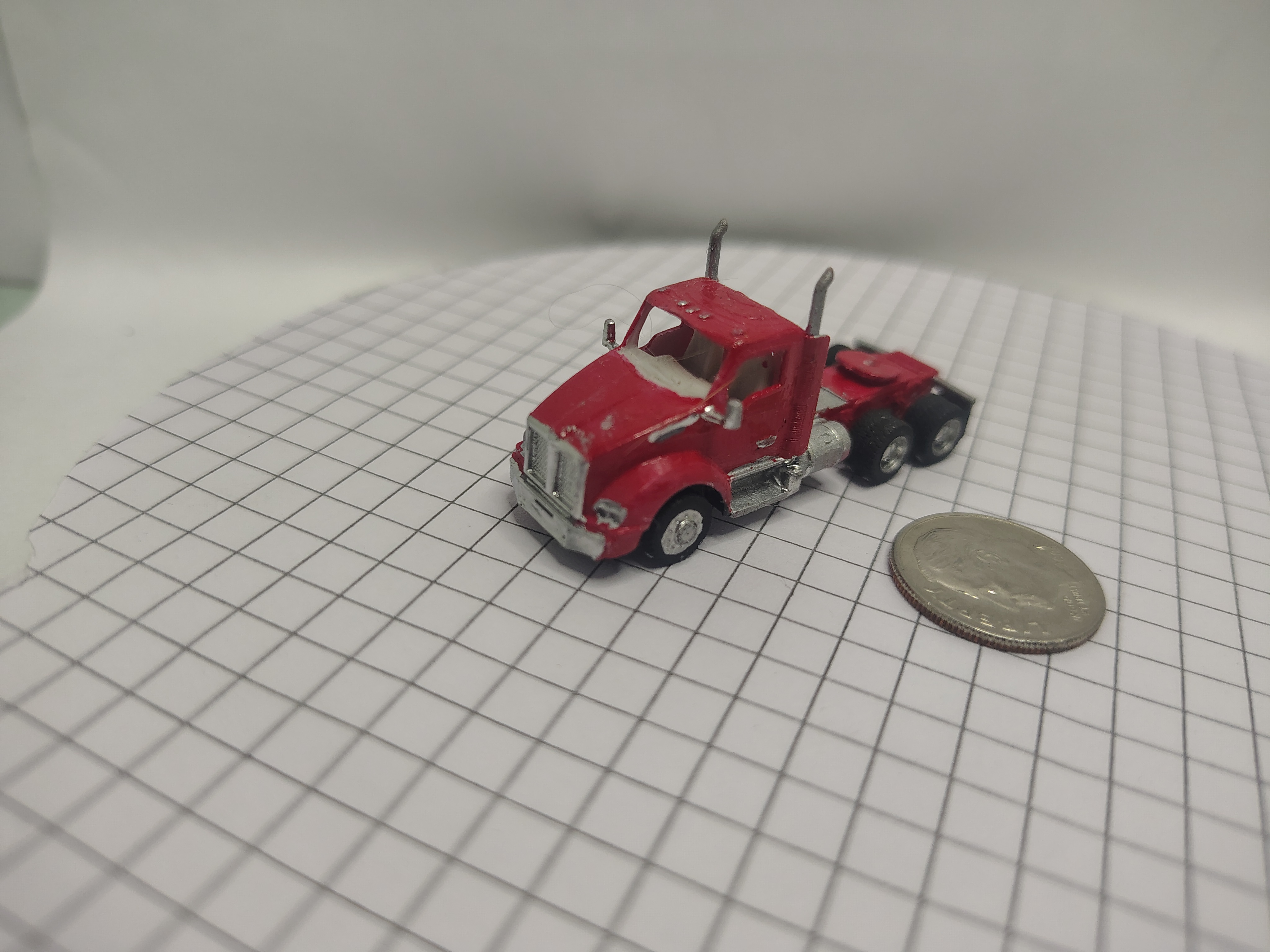 KW T-880 Daycab Red 5