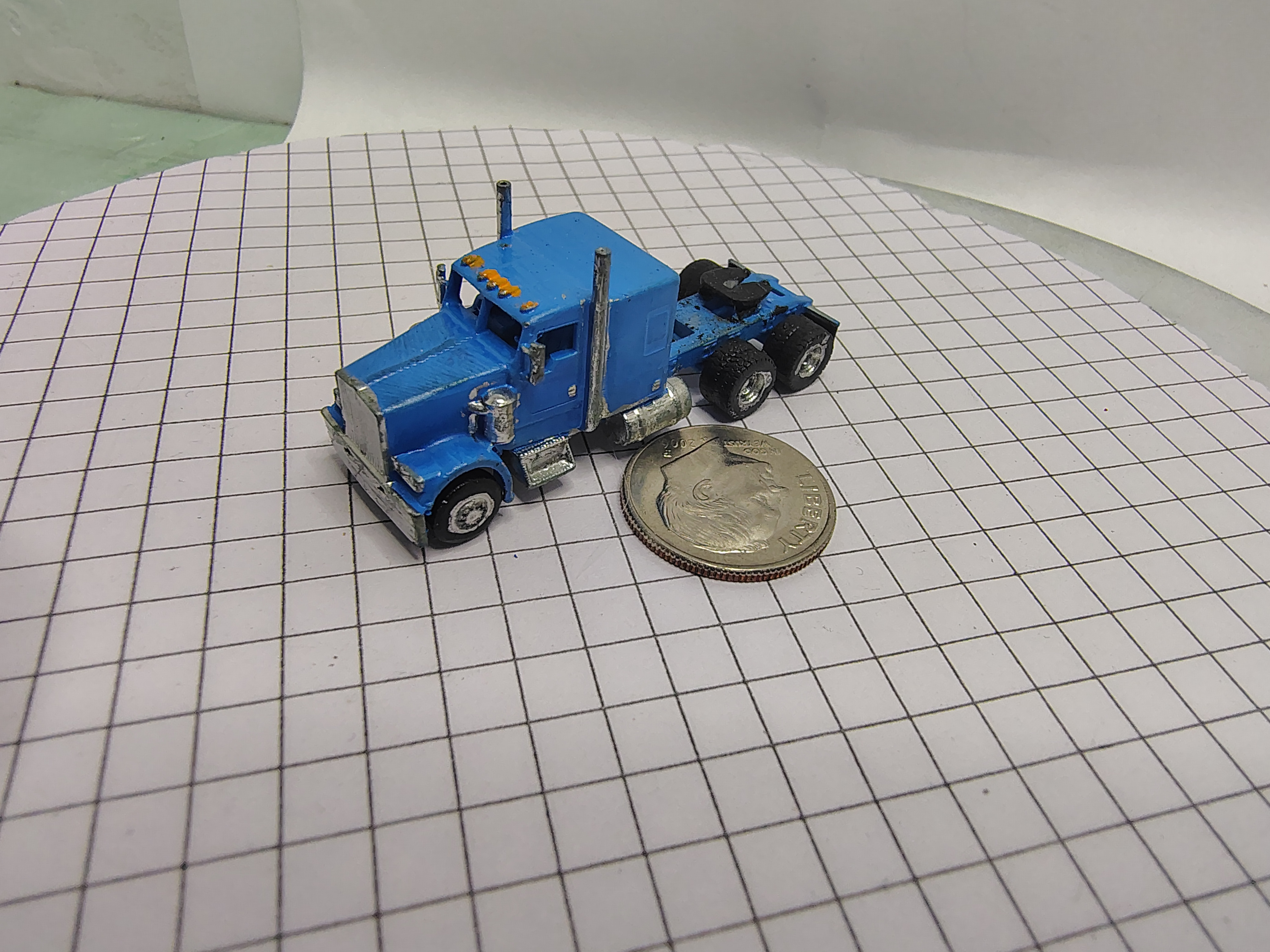 N Scale Kenworth W-900 Flat top Sleeper