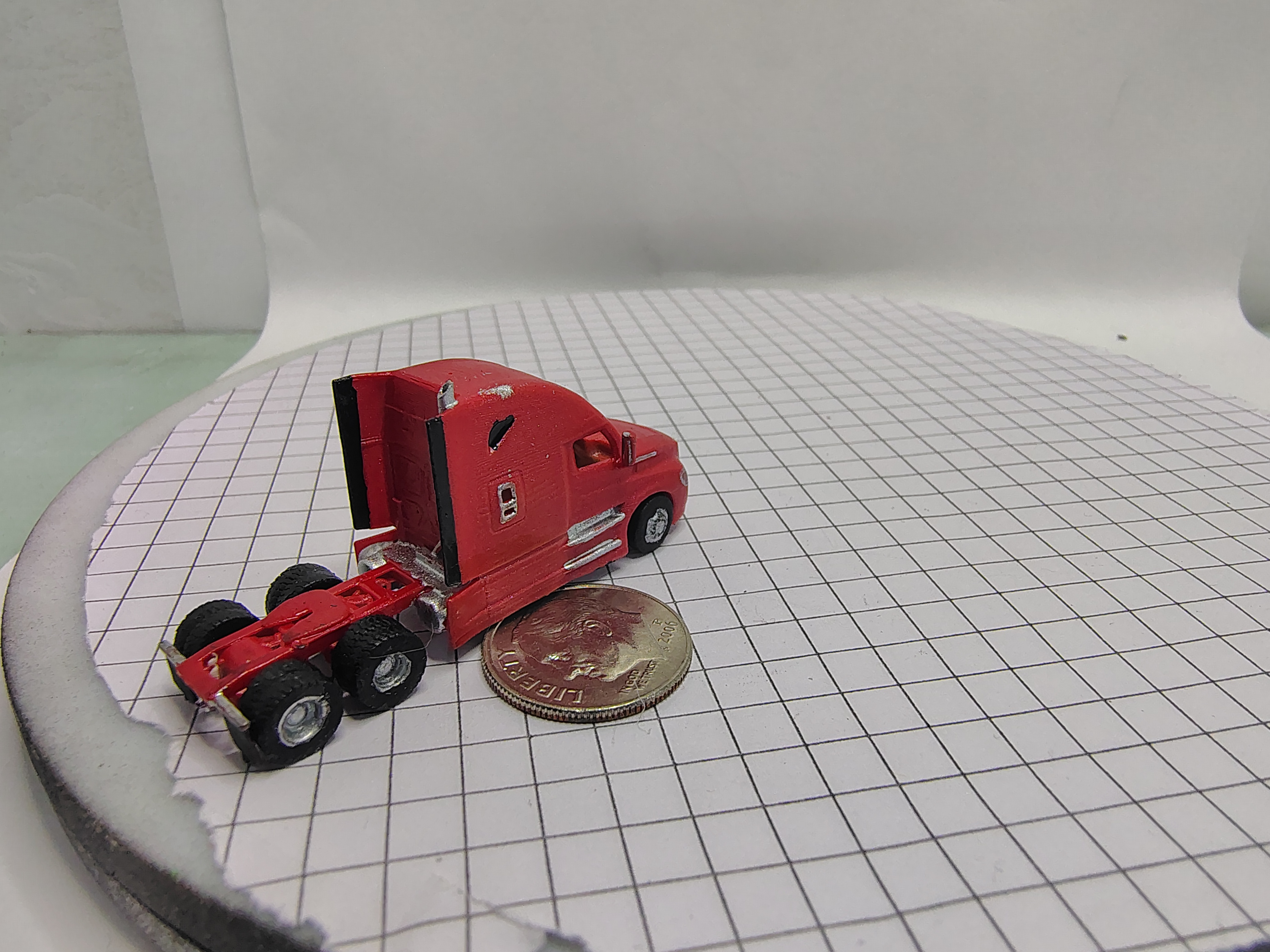 N Scale Freightliner Cascadia Sleeper 