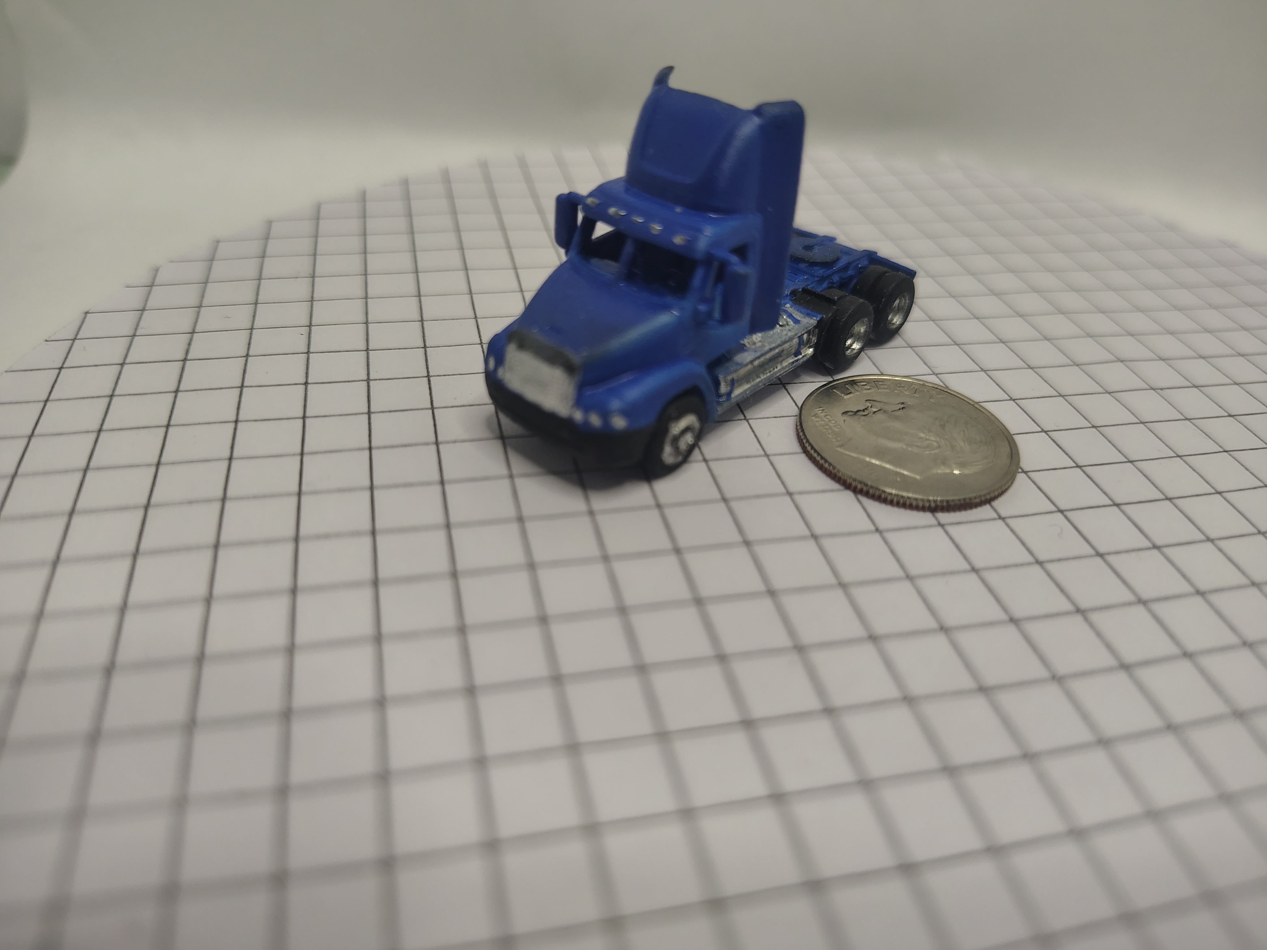 Freightliner Columbia Daycab Blue with Aero 12