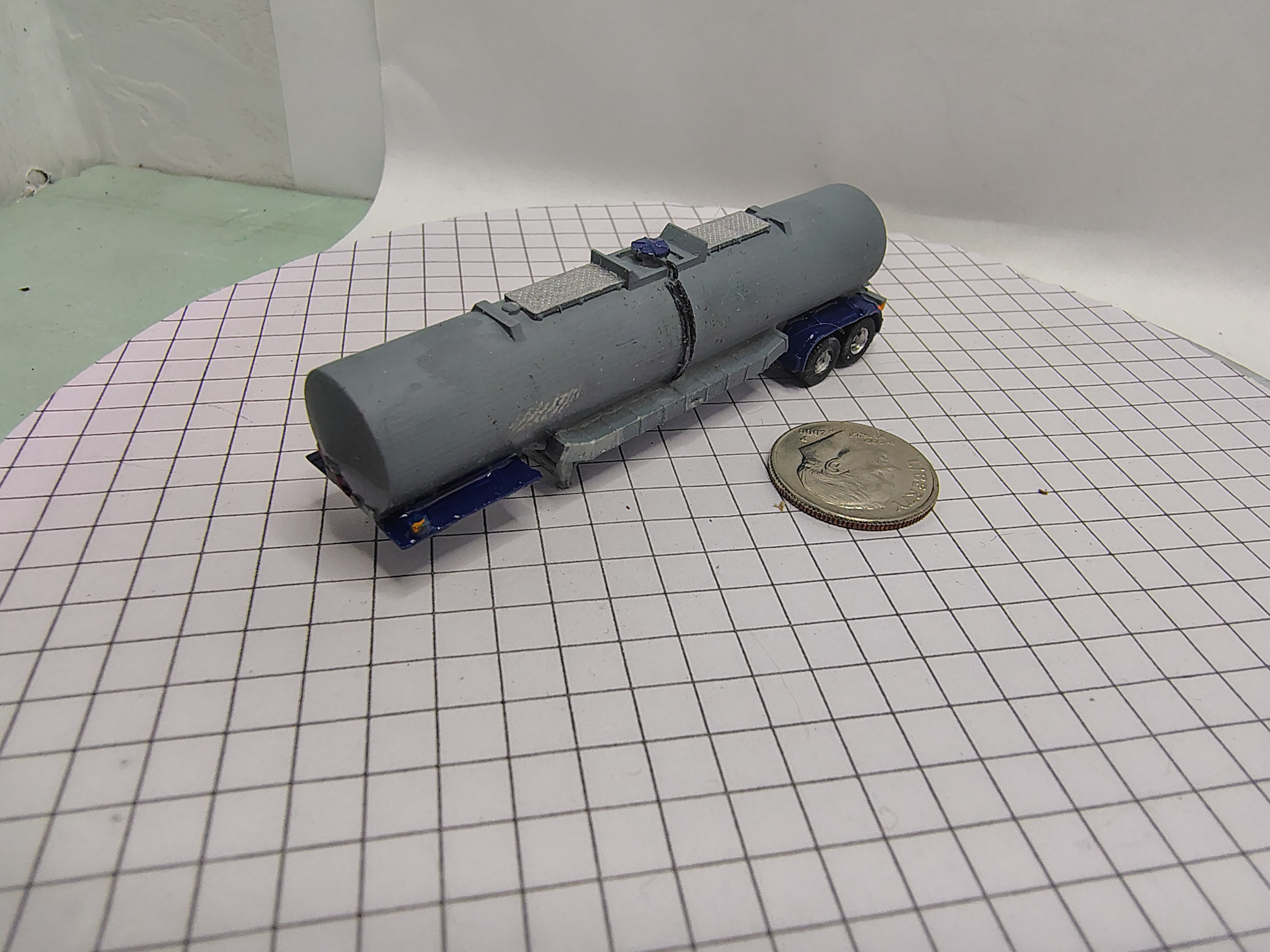 N Scale Chemical Tanker