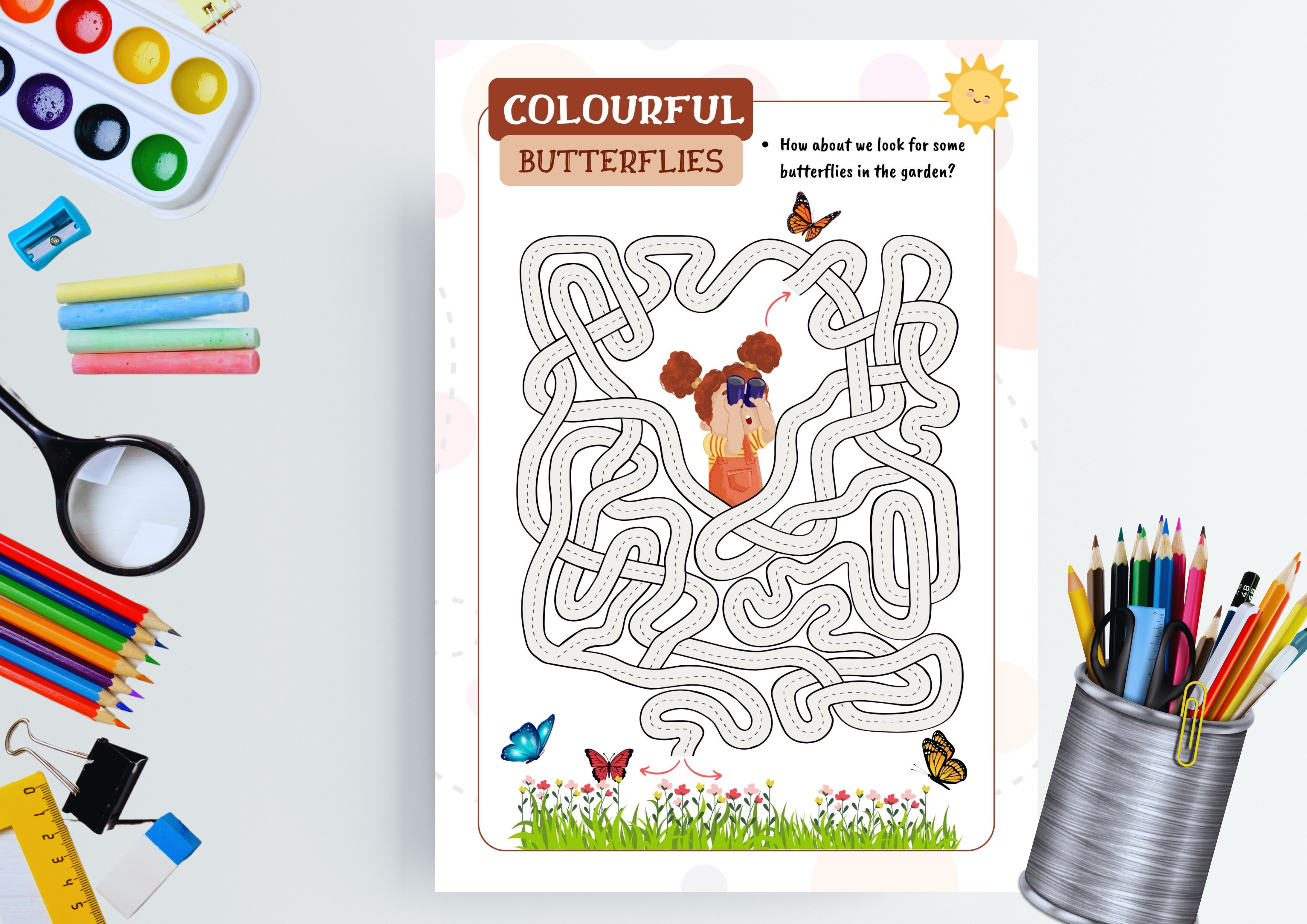Maze challenge activity book (8 mazes) - digital copy