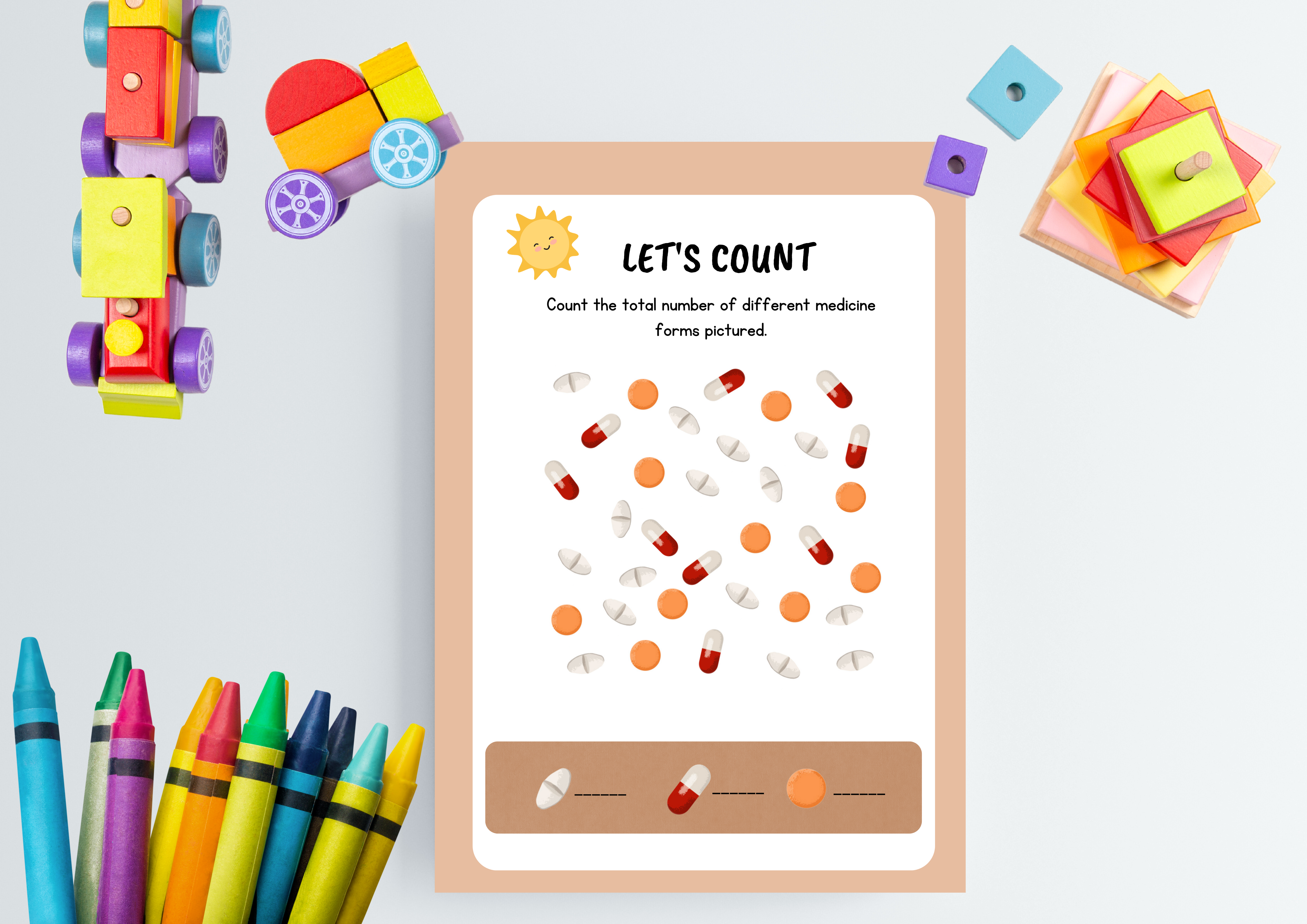 Pharmacy activity book for little explorers (32 pages) - digital copy