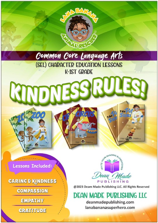 K-1st Grade: Kindness Rules! Character Education Lessons
