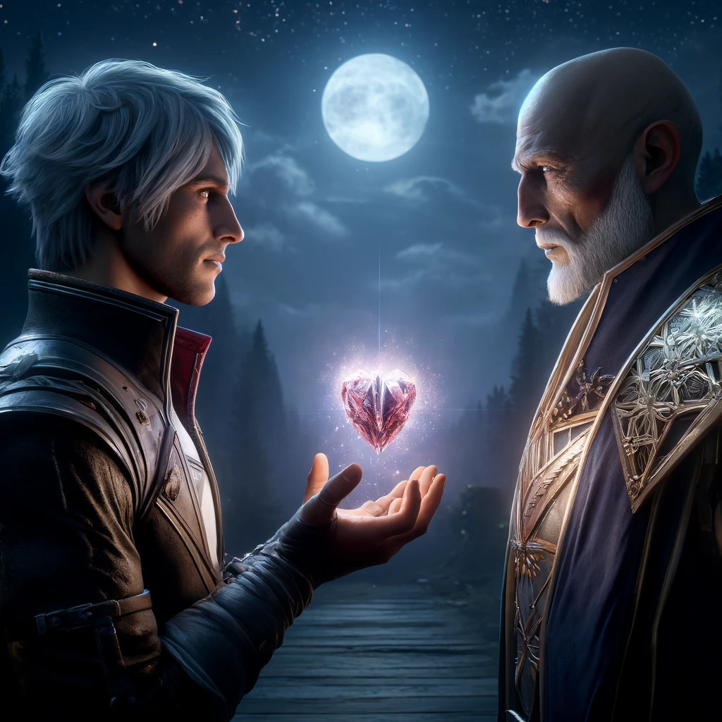 crystal heart poster