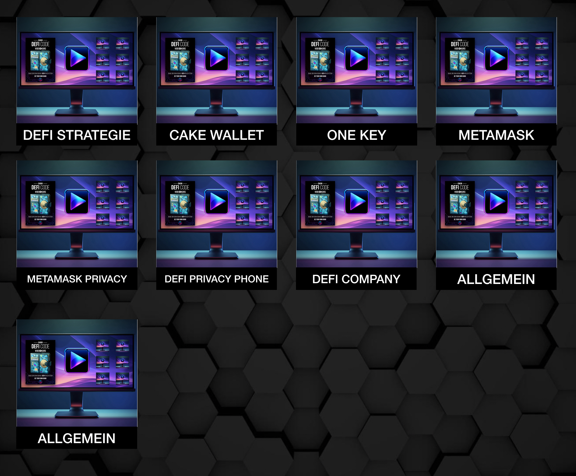 DER DEFI CODE - VIDEO KURS