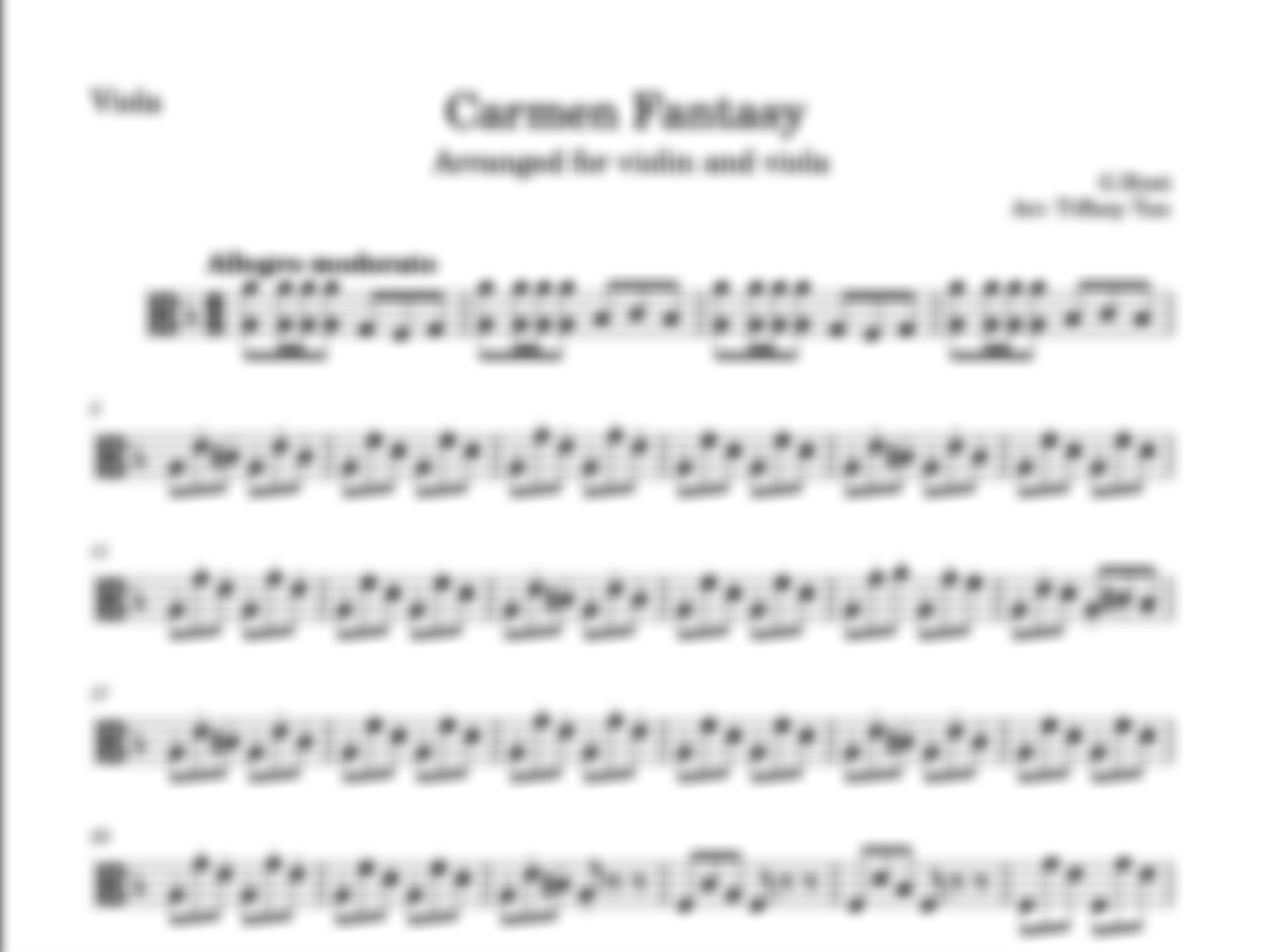 Carmen Fantasy (Viola)