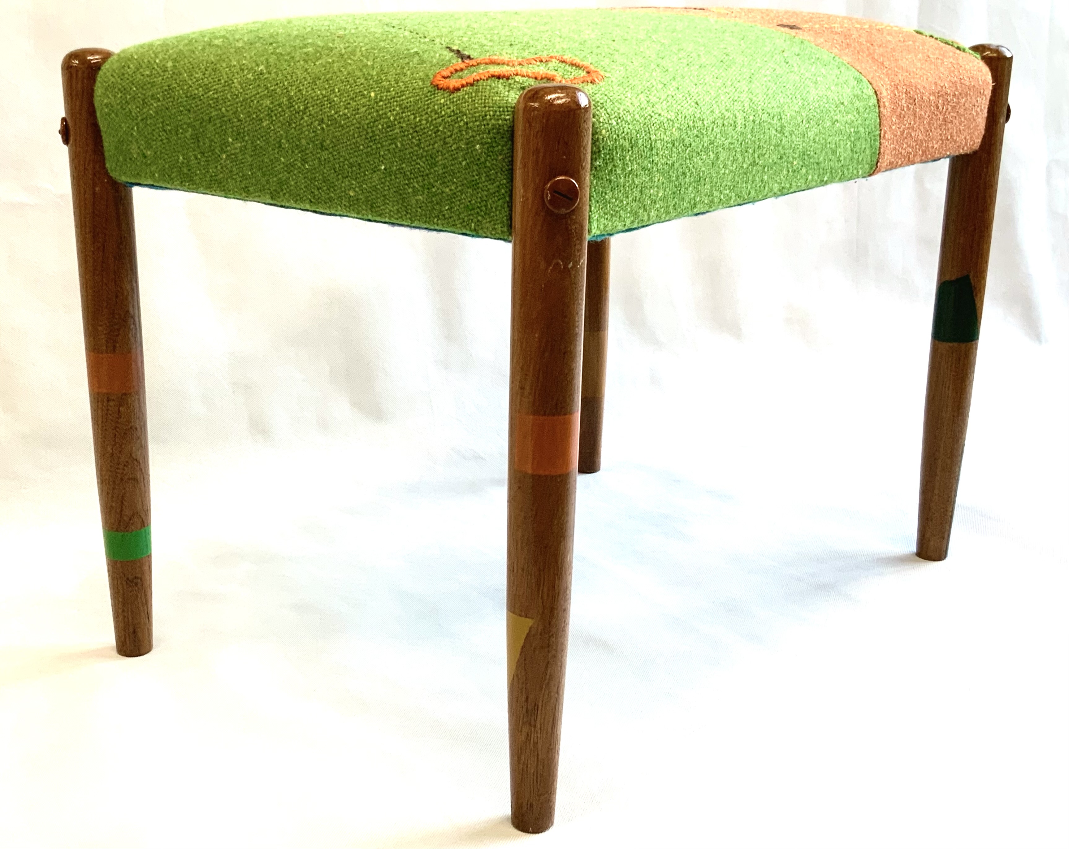 Funky Upcycled Vintage Stool