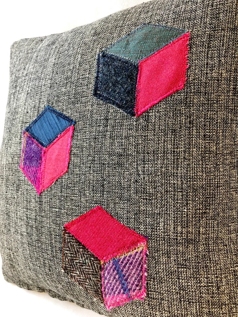 Louis Cube Applique Cushion