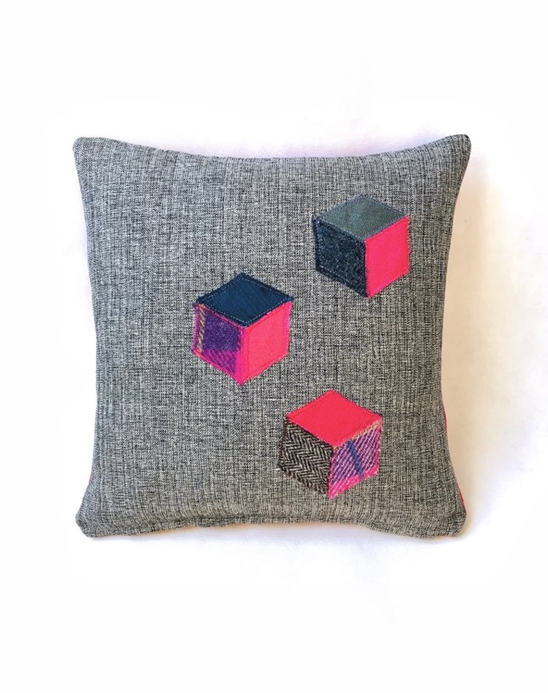 Louis Cube Applique Cushion