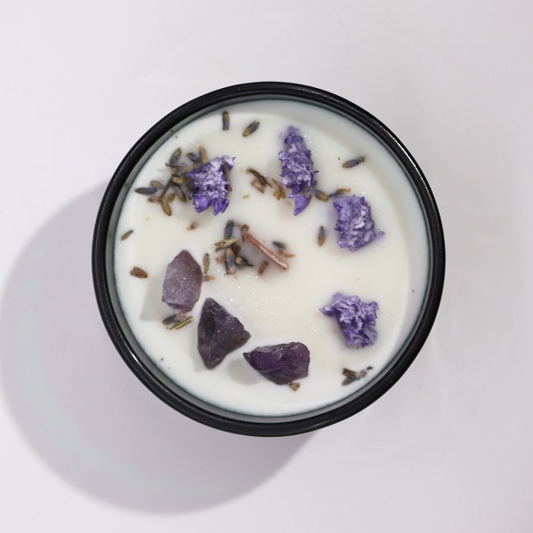 HHC-03 Hop Hare Crystal Magic Flower Candle The Moon