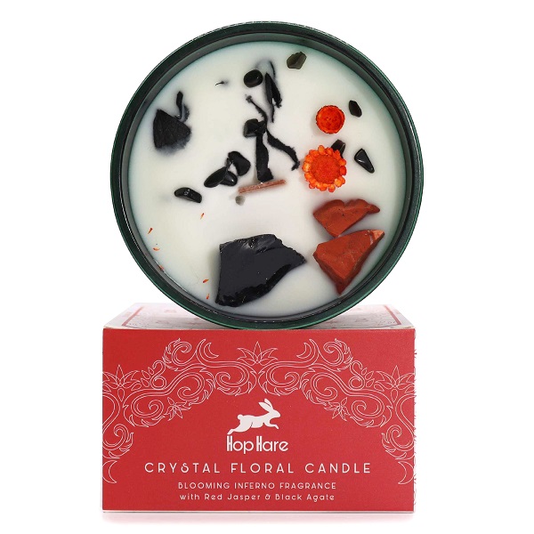 HHC-04 Hop Hare Crystal Magic Flower Candle The Devil