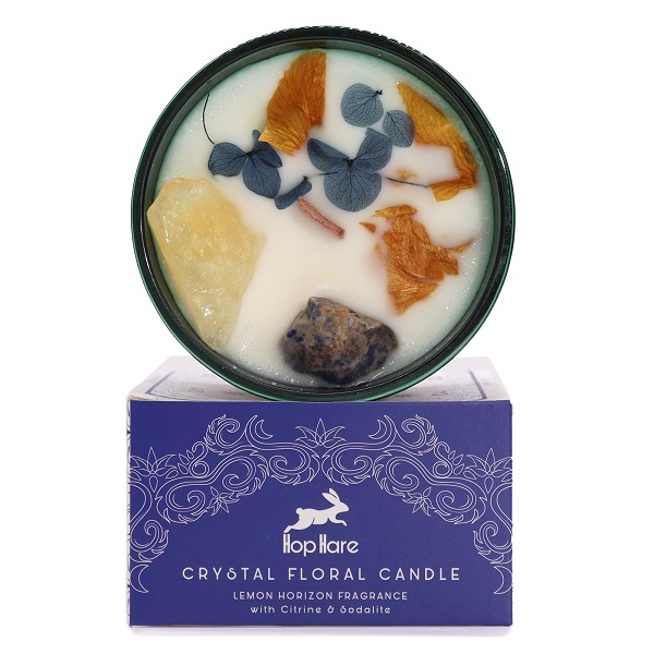 HHC-05 Hop Hare Crystal Magic Flower Candle The Sun