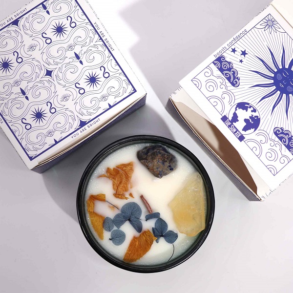 HHC-05 Hop Hare Crystal Magic Flower Candle The Sun