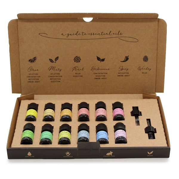 EOSet-01 Aromatherapy Essential Oil Set - Starter Pack