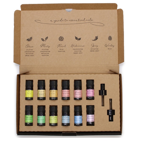 EOSet-01 Aromatherapy Essential Oil Set - Starter Pack