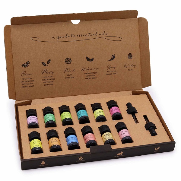 EOSet-02 Aromatherapy Essential Oil Set - The Top 12