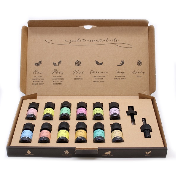 EOSet-02 Aromatherapy Essential Oil Set - The Top 12