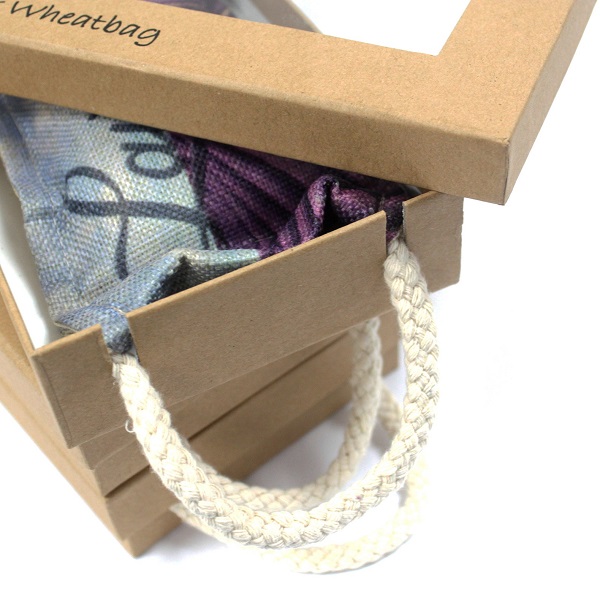 AWHBL-01 Luxury Lavender Wheat Bag in Gift Box - Lavender Comforts