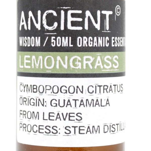 PreOrg-12 Lemongrass Organic Essential Oil 50ml