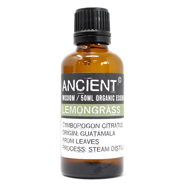 PreOrg-12 Lemongrass Organic Essential Oil 50ml
