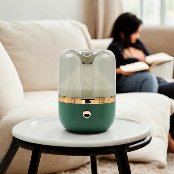 AATOM-32 Urban Aroma Diffuser Green & Bronze - USB - Colour Change