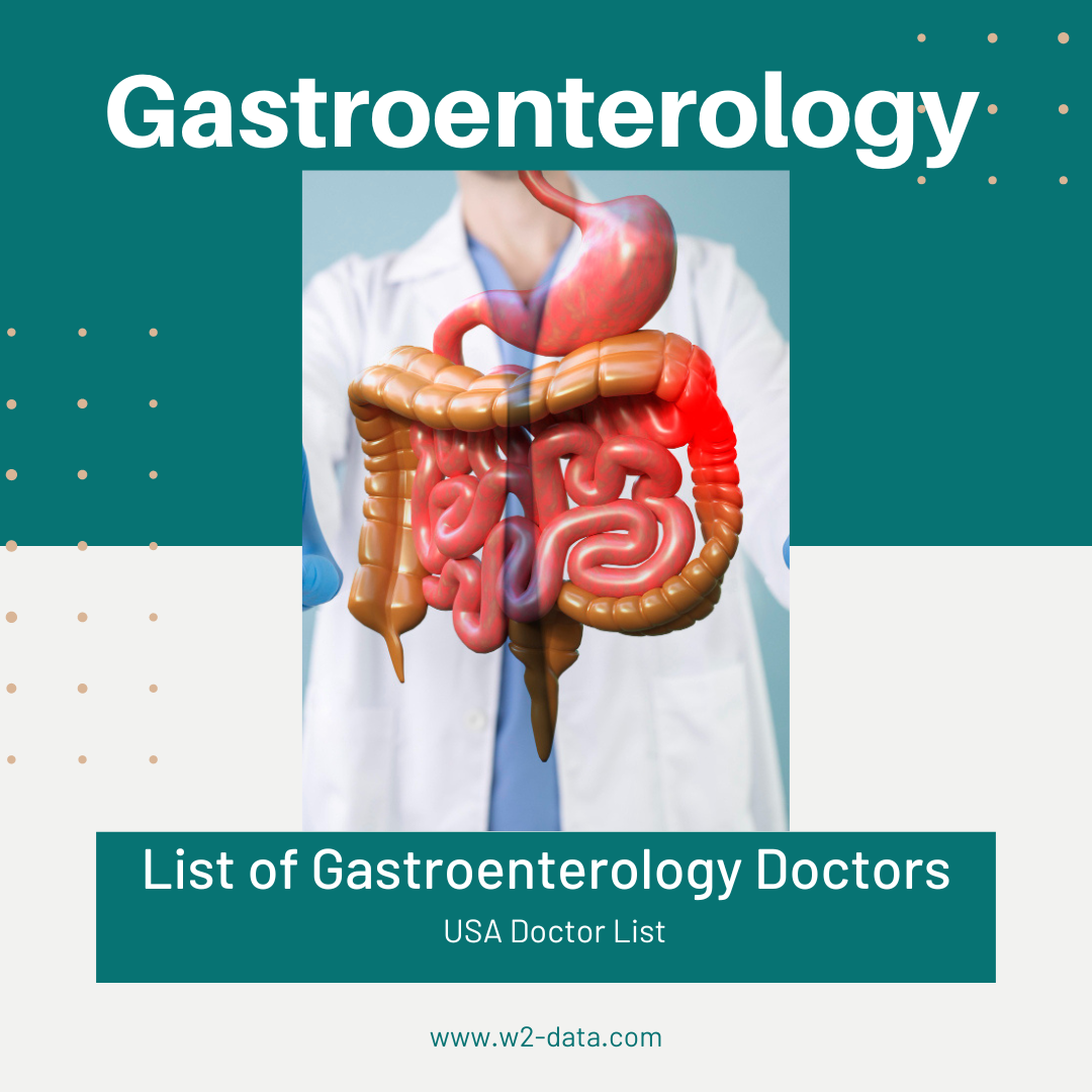 Email and Phone List of Gastroenterology Doctors