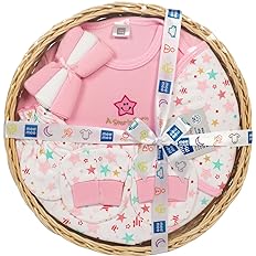 Mee Mee's Pampering Gift Set for New Born (8 pcs, Dark Pink, C)