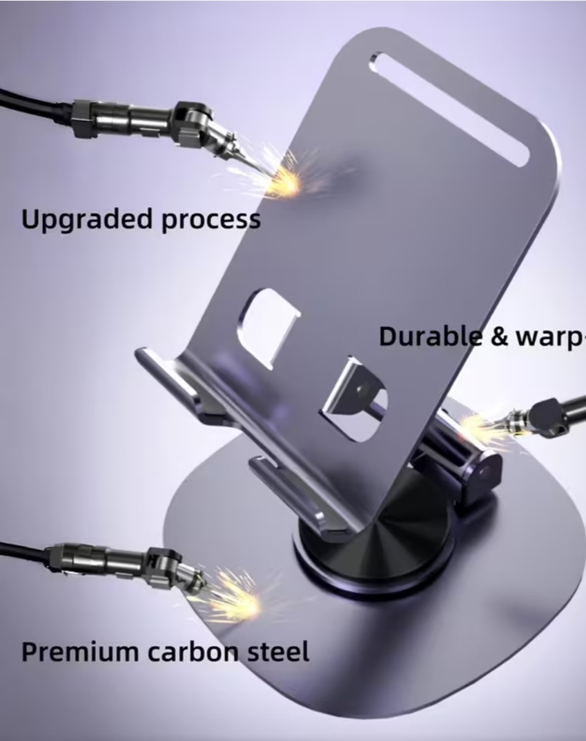 Adjustable Carbon Steel Tablet Stand