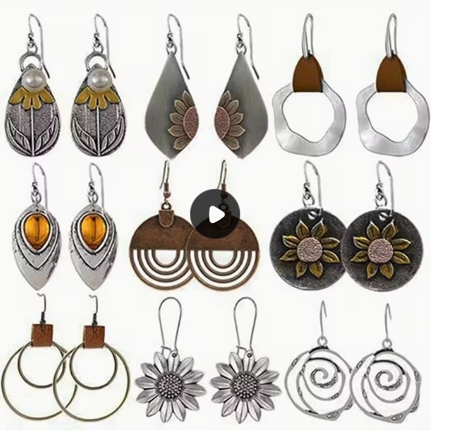 Vintage Earrings Set