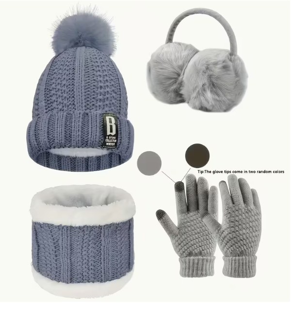 Winter Knit Accessories Set