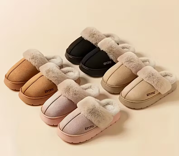 Cozy Fur-Lined Slippers