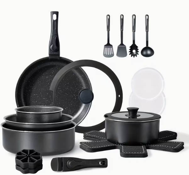 24 Pc Non-Stick Cookware Set