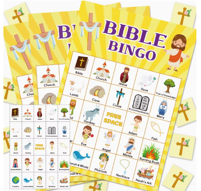 Bible Bingo Game Set