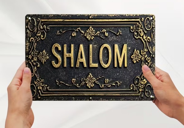 Shalom Decorative Plaque