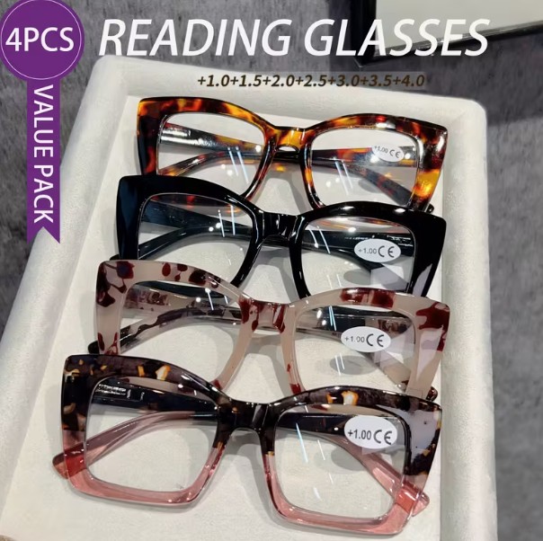 Reading Glasses 4-Pack