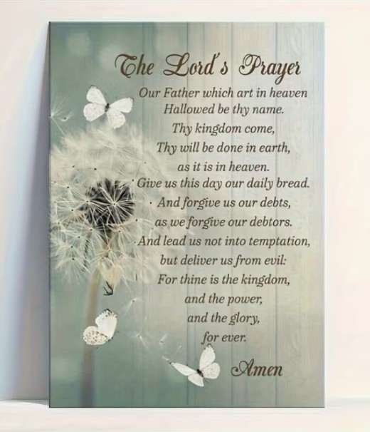 Psalm 23 Canvas Wall Poster