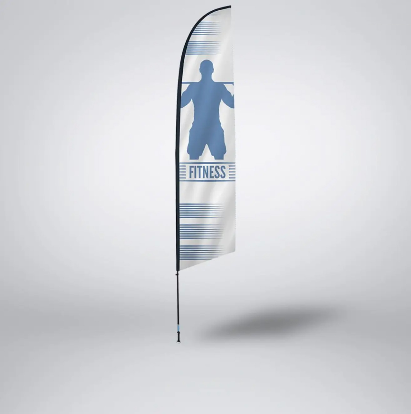 Myflag – Drapeau Publicitaire Trapèze – 3 Tailles – Recto/Verso