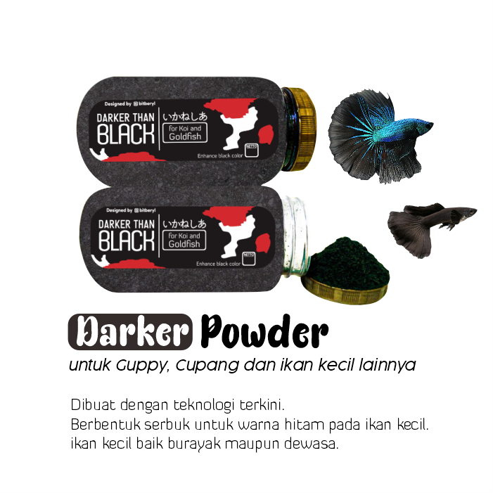 Serbuk Extreme Powder Naikkan Warna Merah Untuk Ikan Cupang, Guppy, dan Ikan Kecil Lainnya