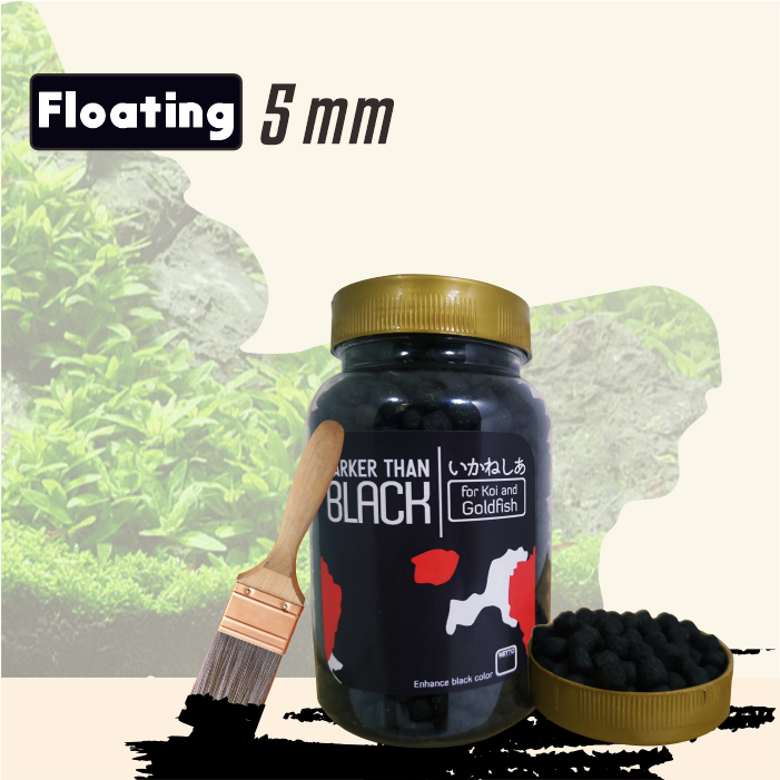 Darker Than Black Naikkan Hitam [TOPLES MEDIUM SIZE] Pakan Makanan Untuk Mas Koki, Channa, Koi